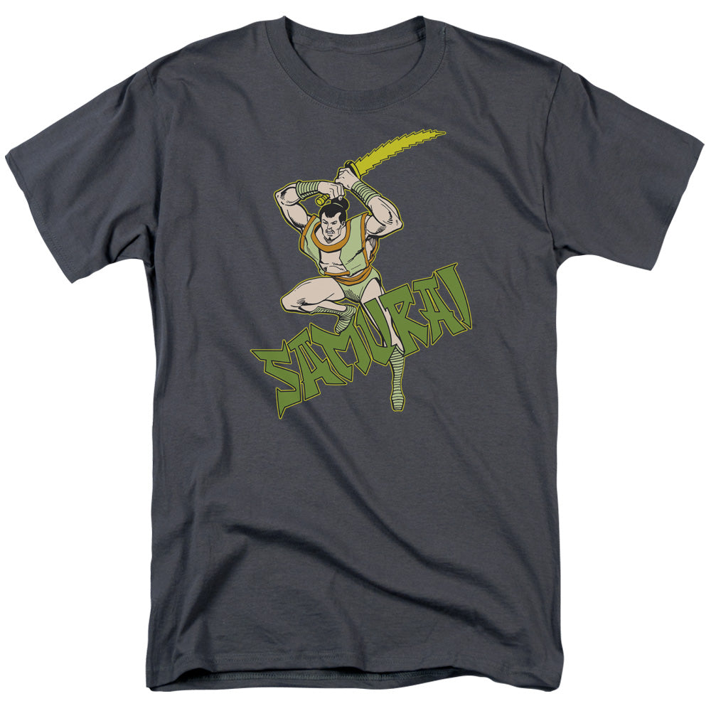 DC Comics Samurai Mens T Shirt Charcoal Officially Licensed