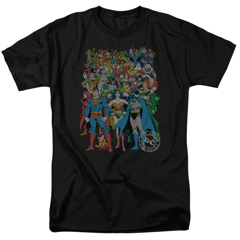 Dc Original Universe Mens T Shirt Black Officially Licensed