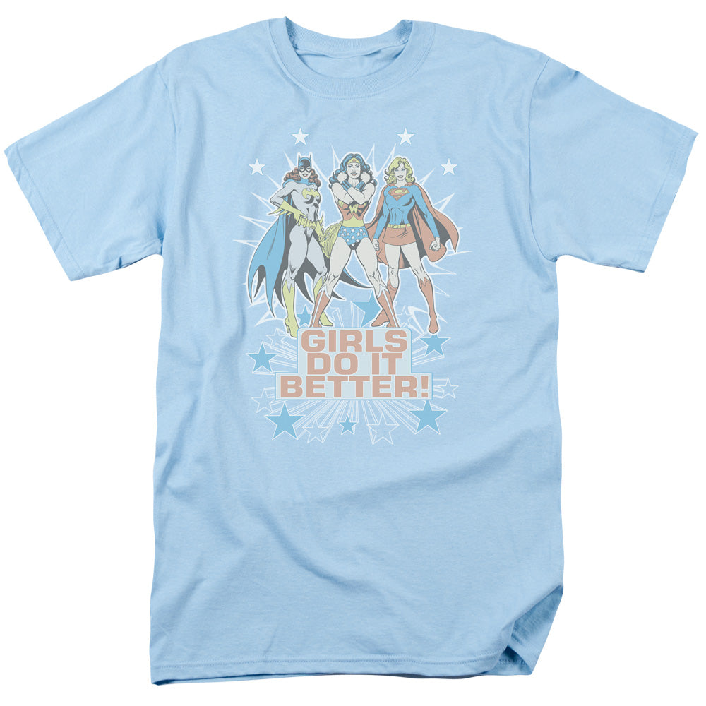 Dc Star Of Paradise Island Mens T Shirt Light Blue Officially Licensed