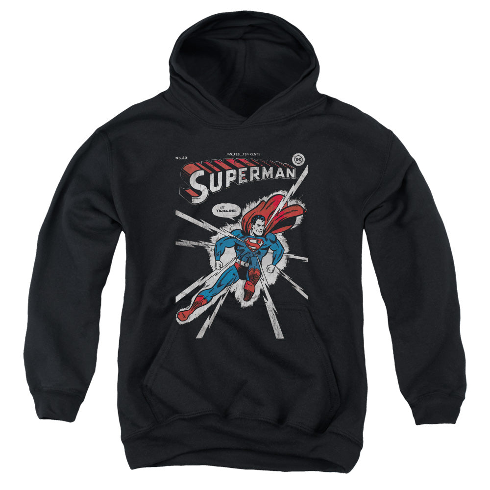 DC Comics Cover Me Kids Youth Hoodie Black Officially Licensed
