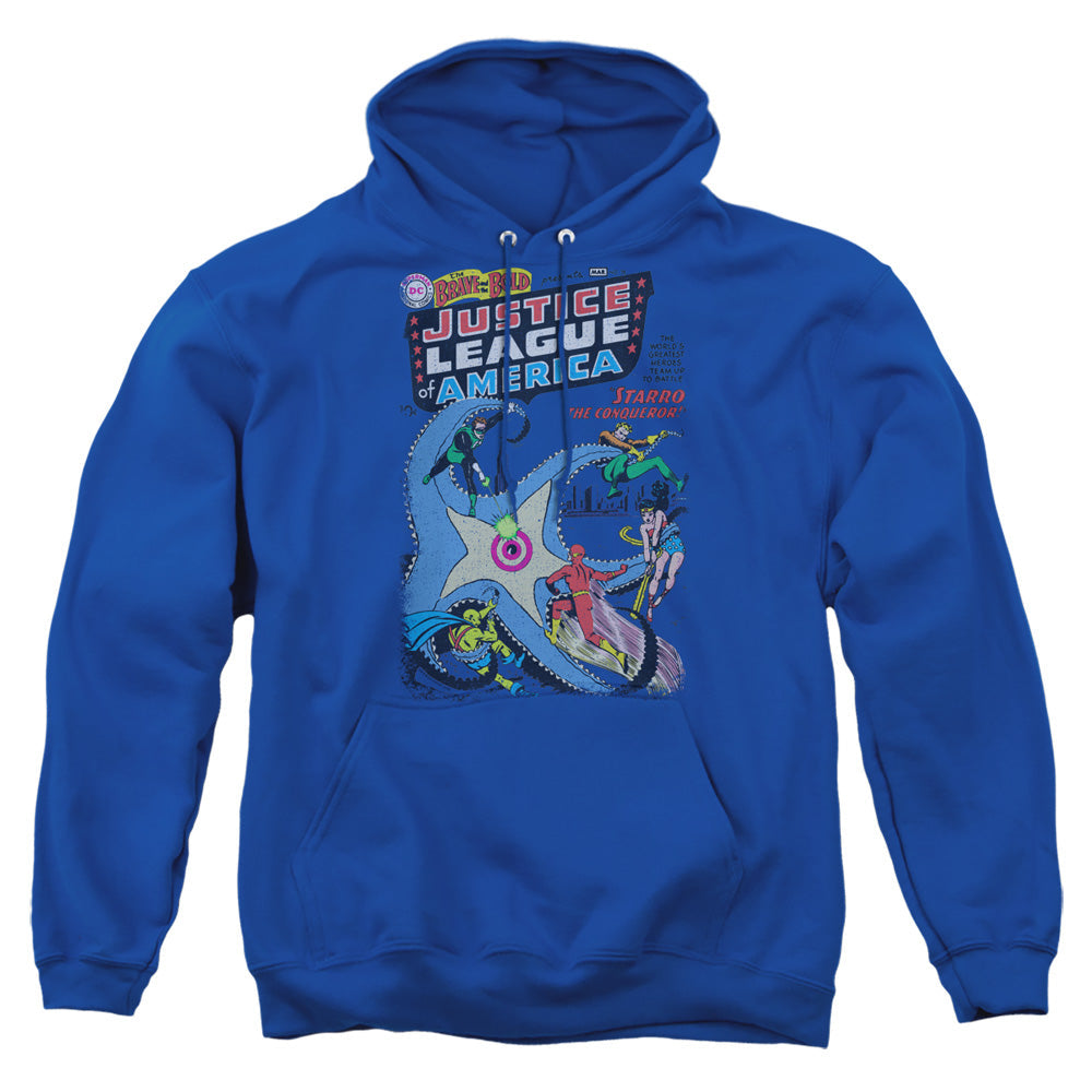 Dc No 28 Mens Hoodie Royal Blue Officially Licensed