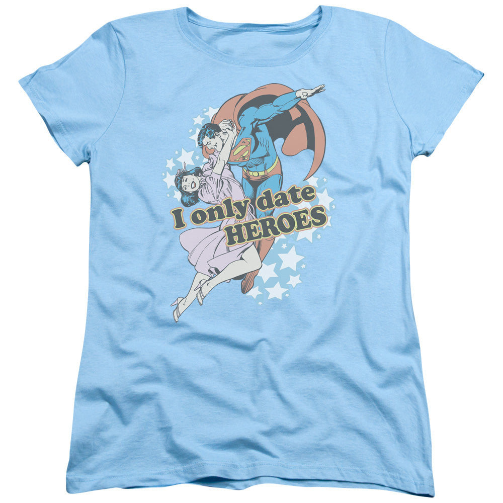 DC Comics Fickle Womens T Shirt Light Blue Officially Licensed