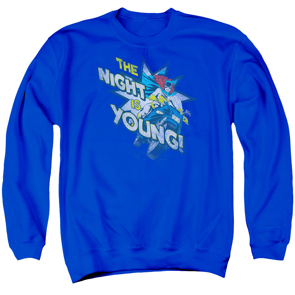 Dc The Night Is Young Mens Crewneck Sweatshirt Royal