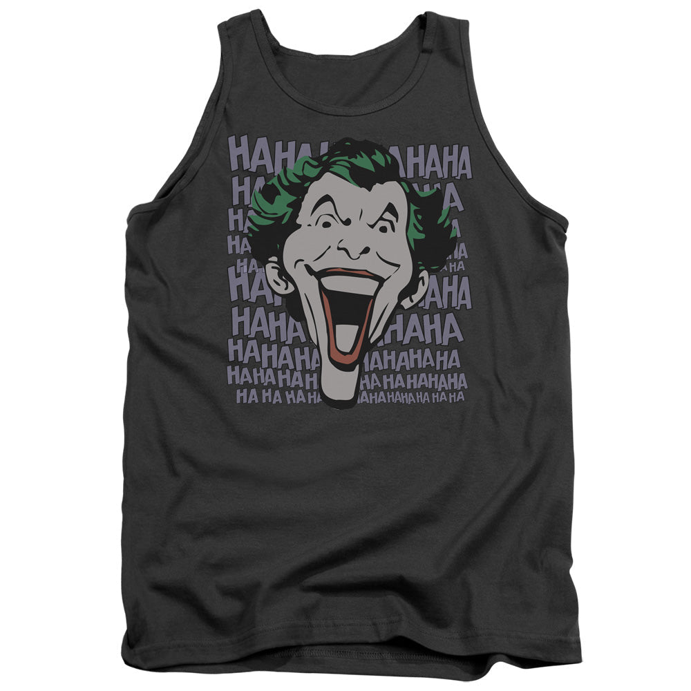 DC Comics Dastardly Merriment Mens Tank Top Shirt Charcoal Officially Licensed