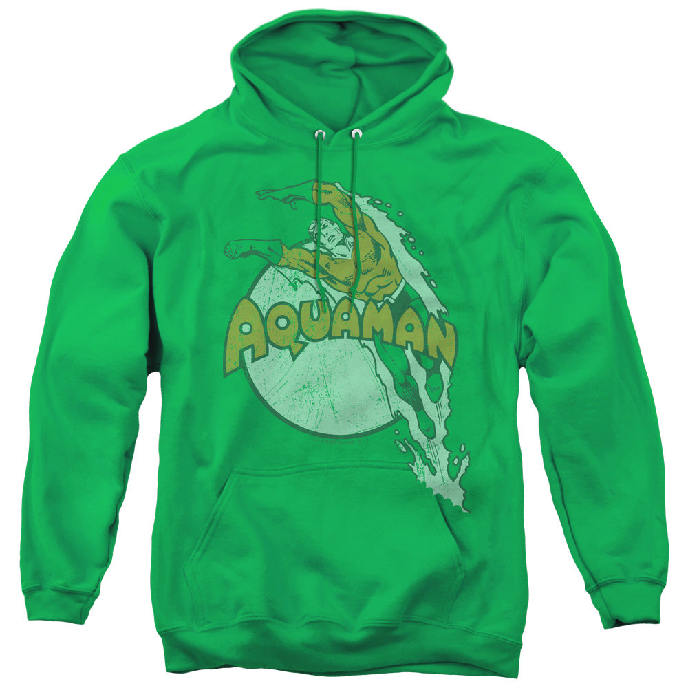 DC Comics Splash Mens Hoodie Kelly Green Officially Licensed