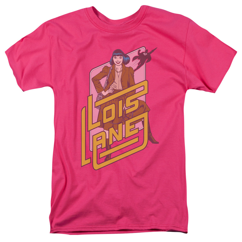DC Comics Lois Lane Mens T Shirt Hot Pink Officially Licensed