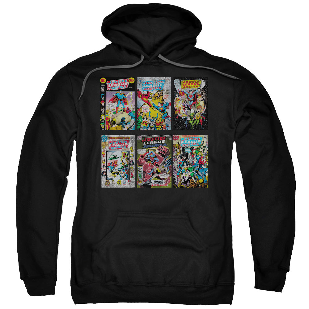 DC Comics DC Comics Covers Mens Hoodie Black Officially Licensed