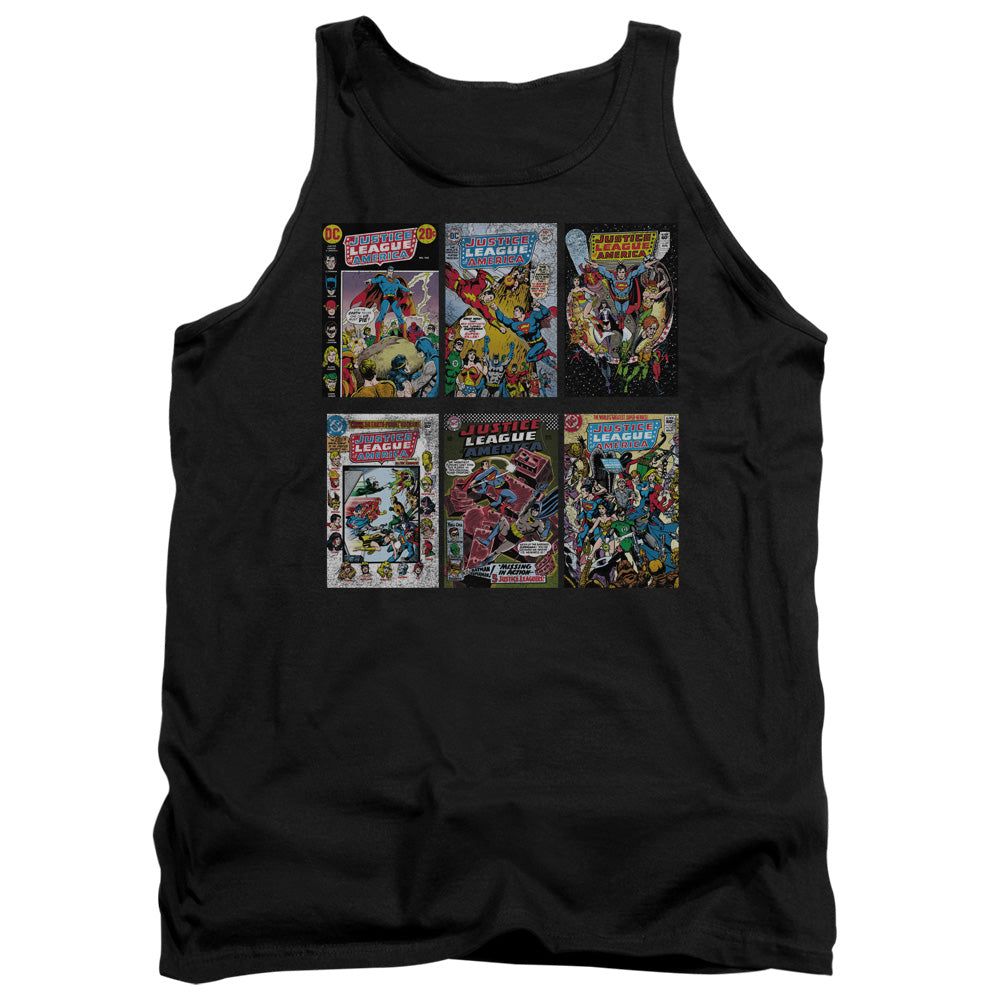 DC Comics DC Comics Covers Mens Tank Top Shirt Black Officially Licensed