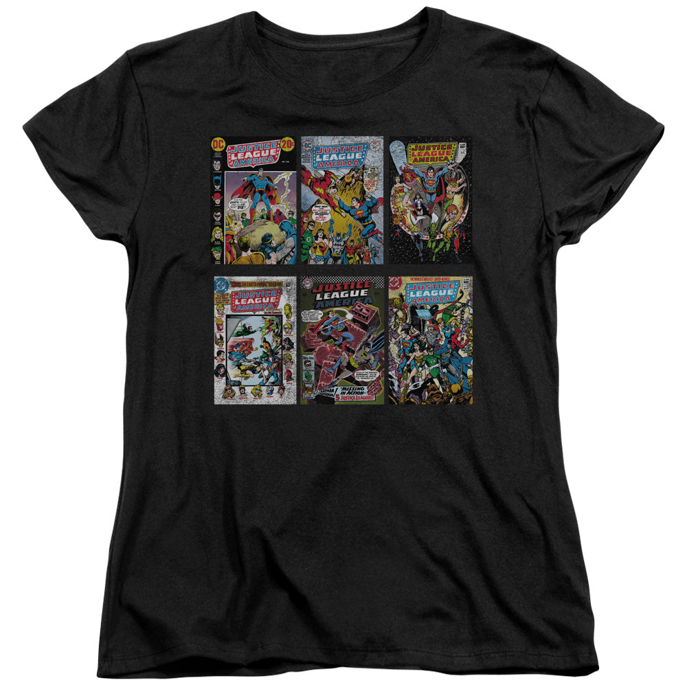DC Comics DC Comics Covers Womens T Shirt Black Officially Licensed