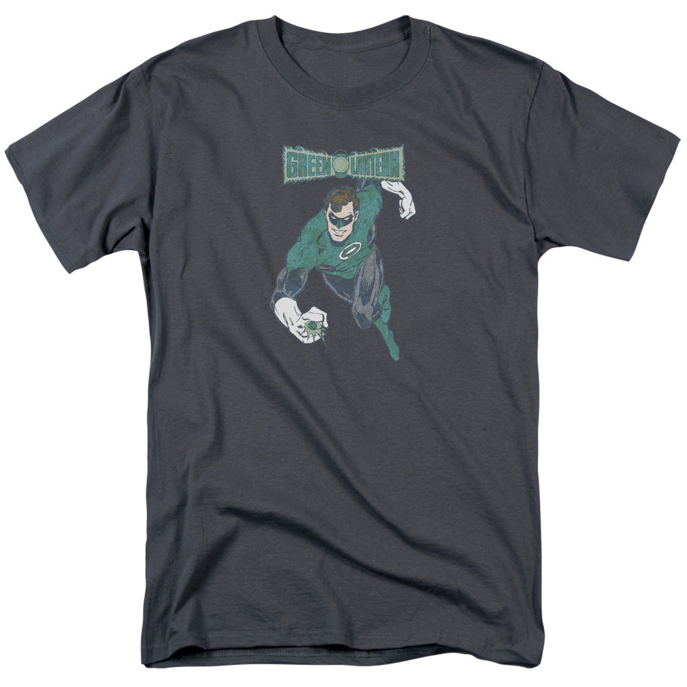 Dco Desaturated Green Lantern Mens T Shirt Charcoal Officially Licensed