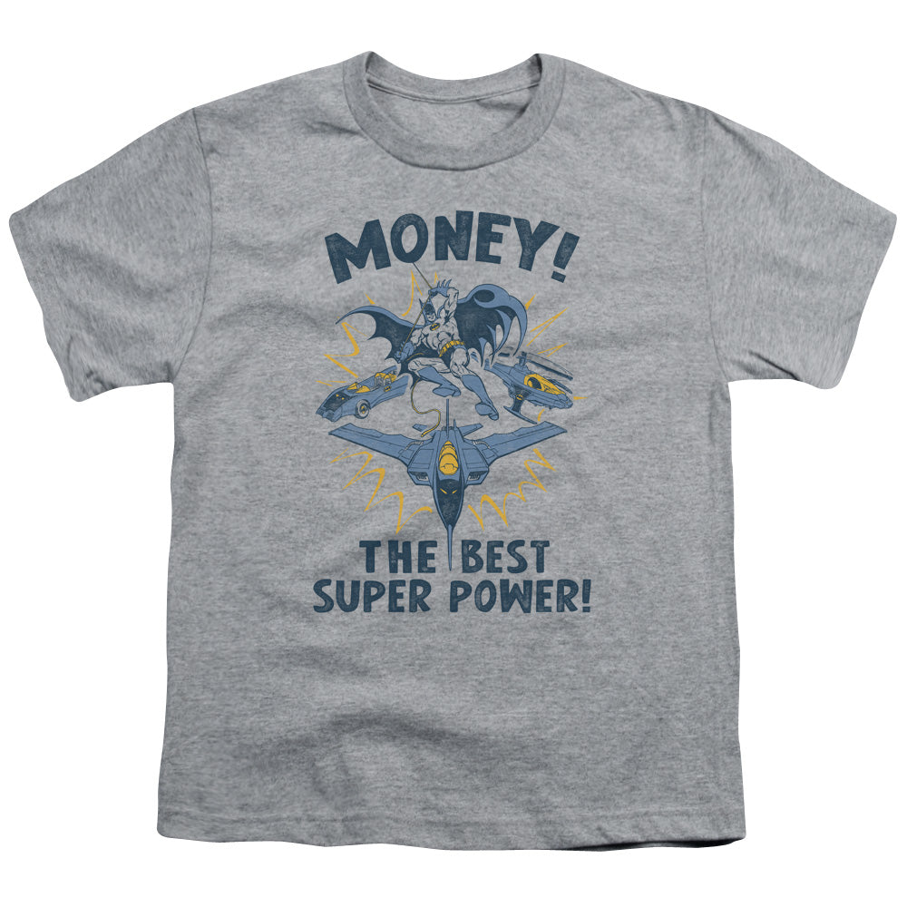 DC Comics Money Kids Youth T Shirt Athletic Heather Officially Licensed