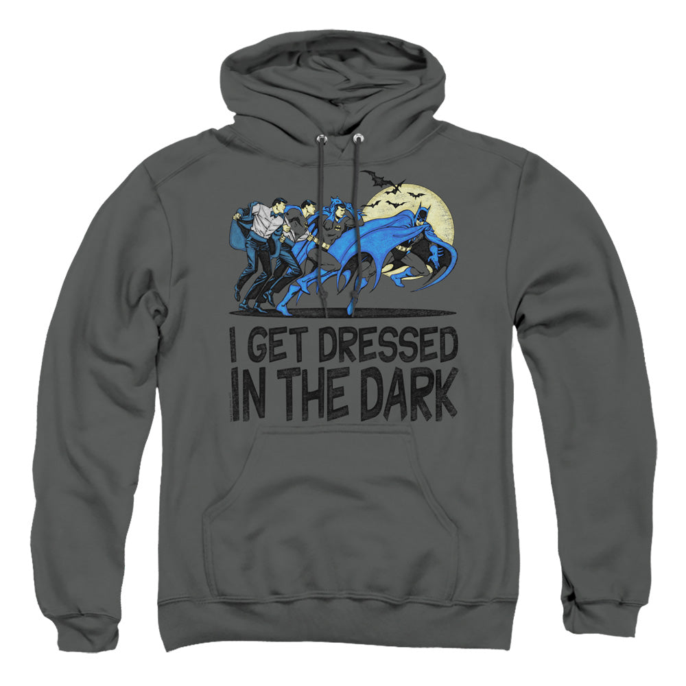 Dc Get Dressed Mens Hoodie Charcoal Officially Licensed
