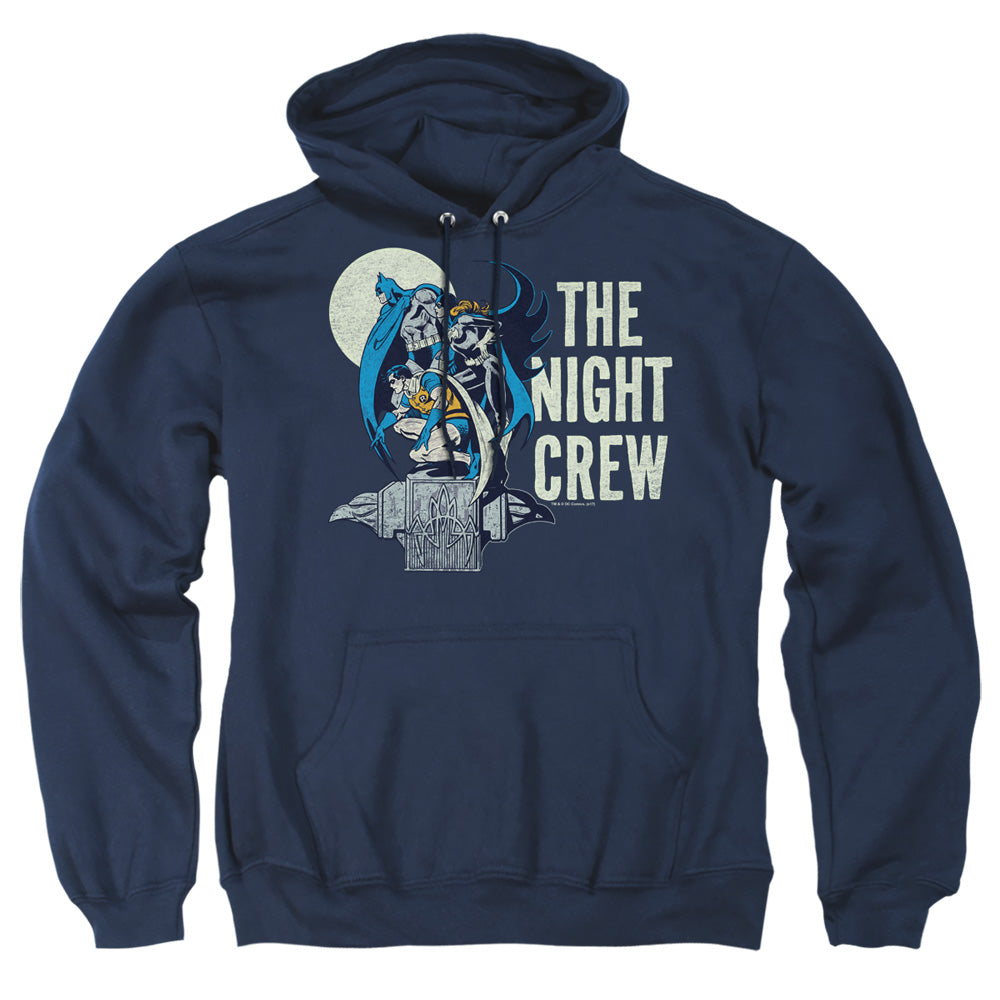 Dc Night Crew Mens Hoodie Navy Officially Licensed