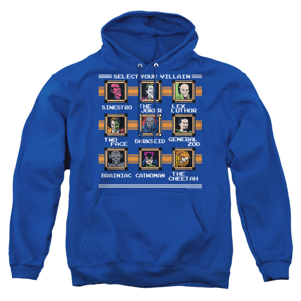 Dc Stage Select Mens Hoodie Royal Blue Officially Licensed