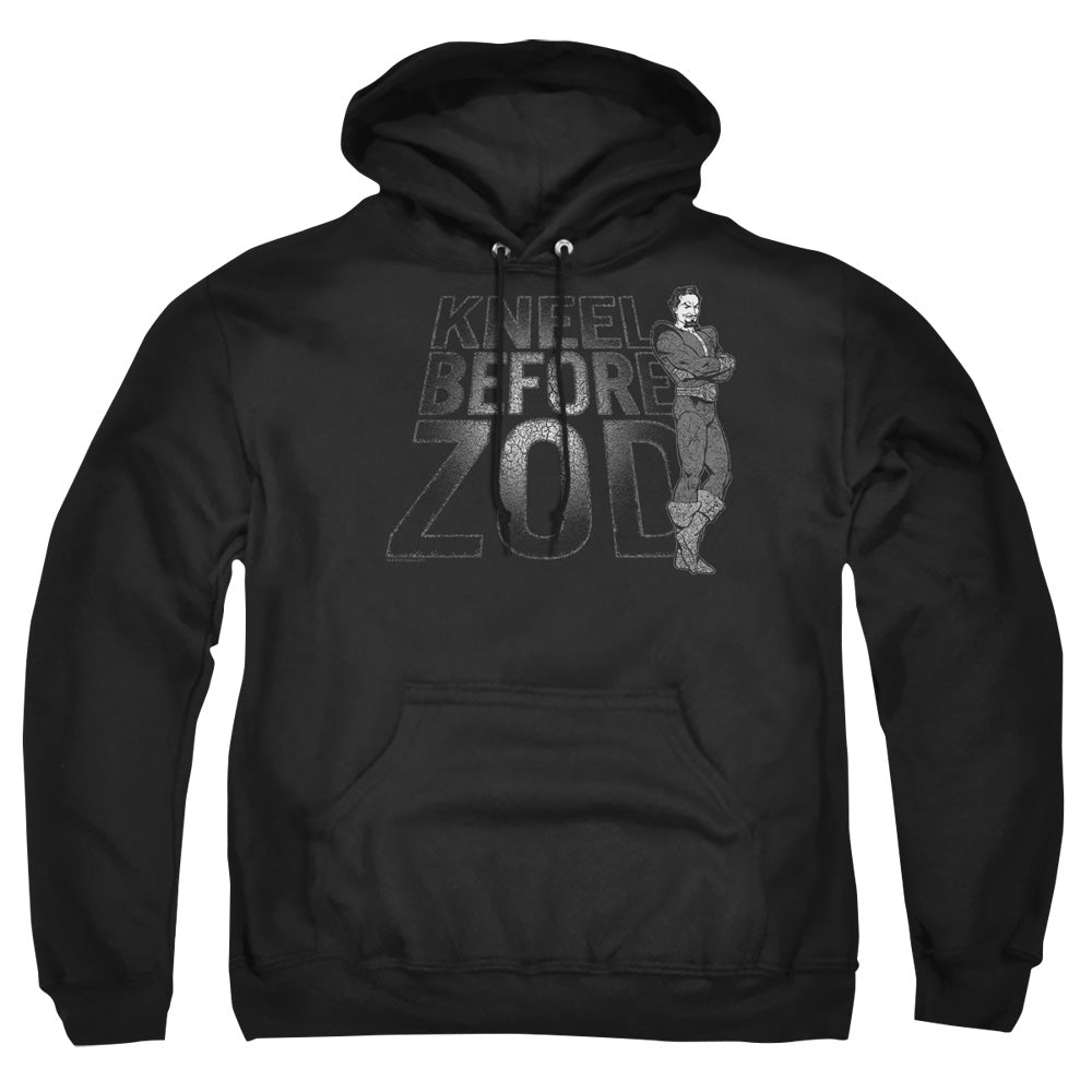 Dc Kneel Zod Mens Hoodie Black Officially Licensed