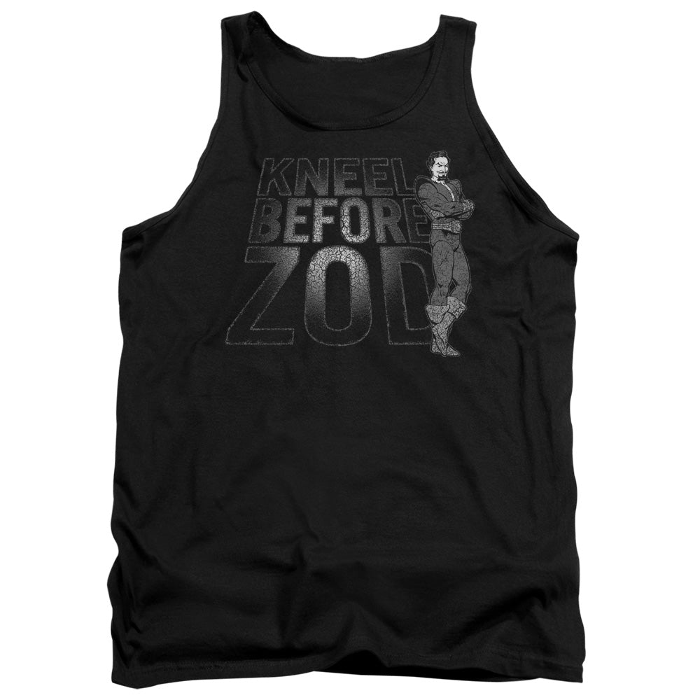 DC Comics Kneel Zod Mens Tank Top Shirt Black Officially Licensed
