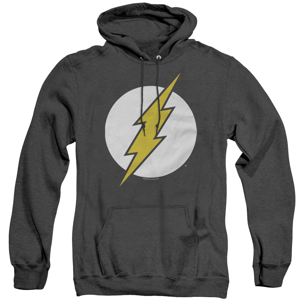 Dc Flash Fl Classic Mens Heather Hoodie Black Officially Licensed