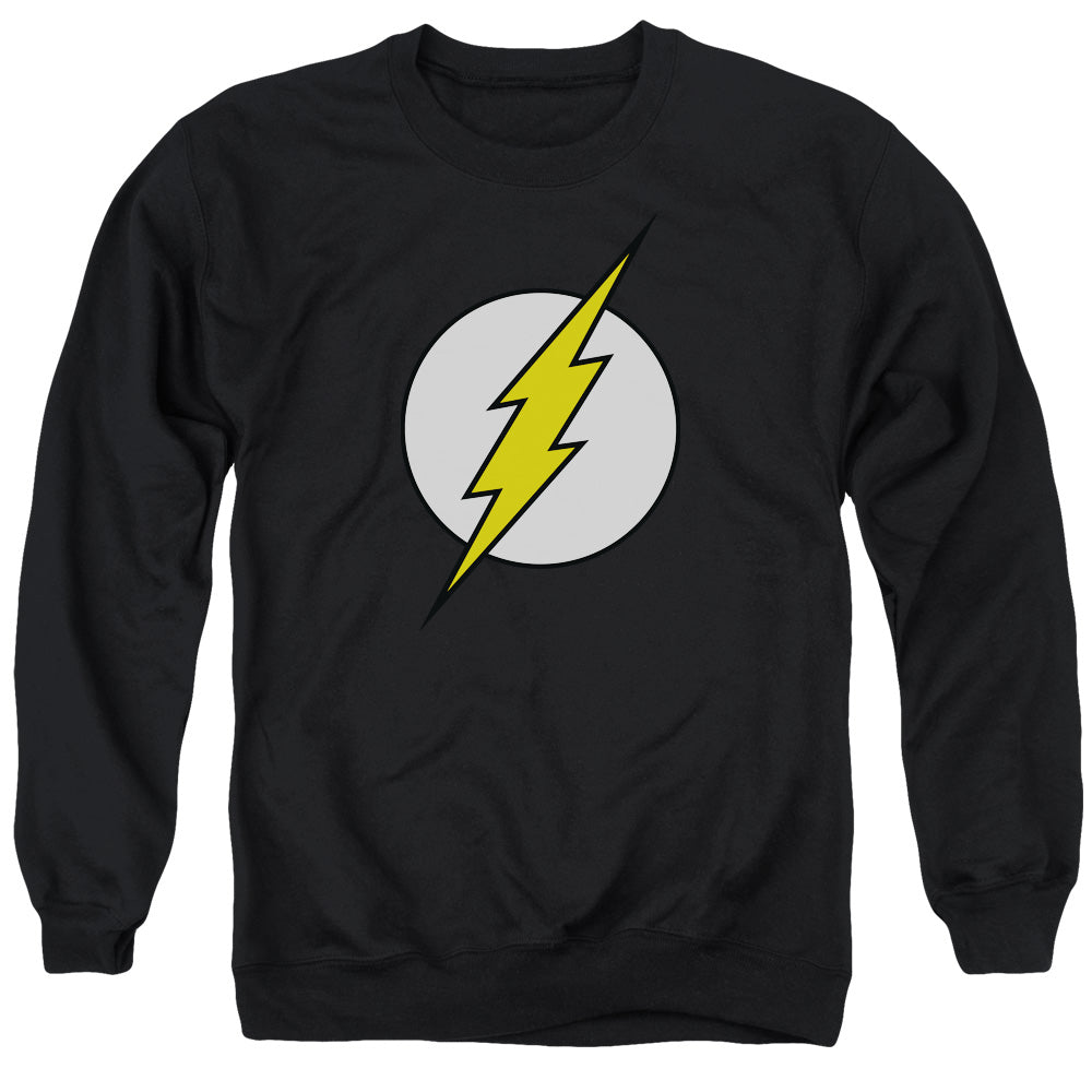 Dc Flash Fl Classic Mens Crewneck Sweatshirt Black Officially Licensed