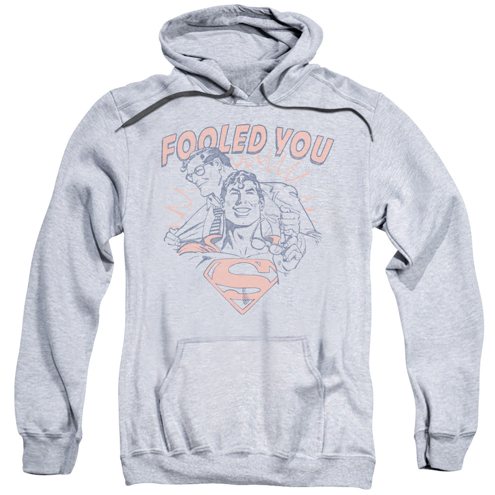 DC Comics Fooled You Mens Hoodie Athletic Heather Officially Licensed