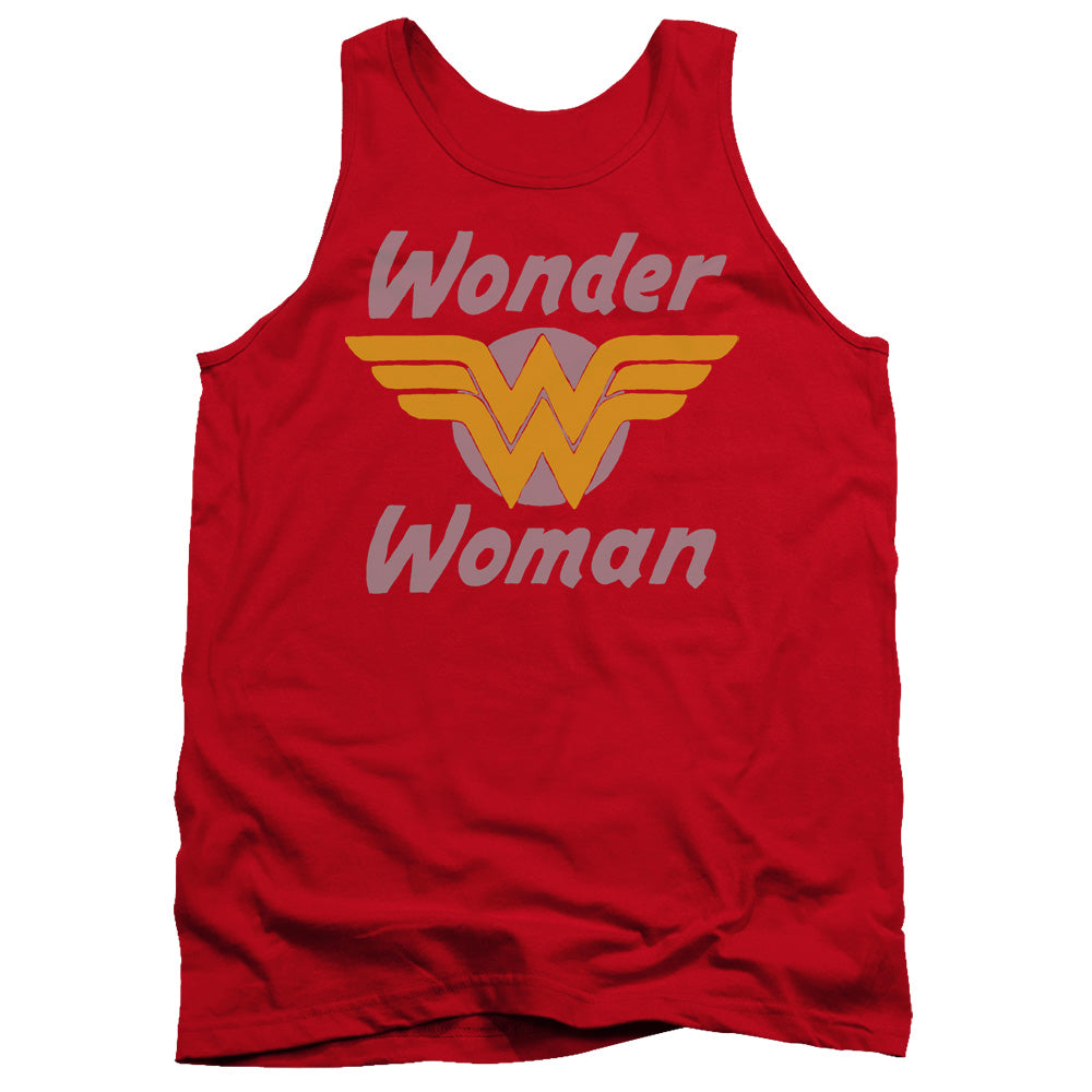 DC Comics Wonder Wings Mens Tank Top Shirt Red Officially Licensed