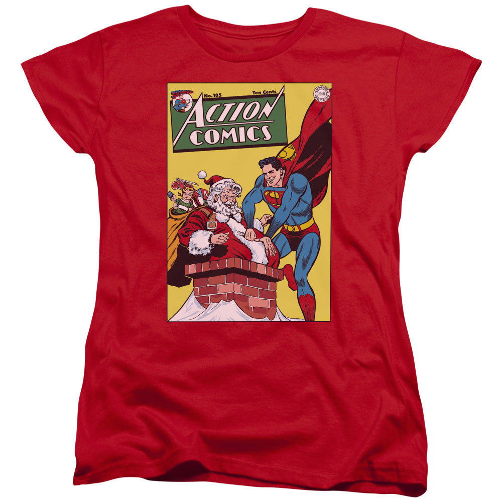 DC Comics Cover No. 105 Womens T Shirt Red Officially Licensed