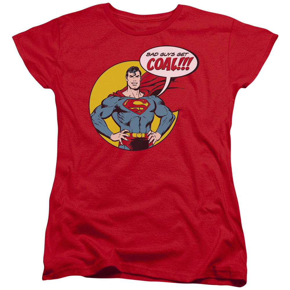DC Comics Coal Womens T Shirt Red Officially Licensed