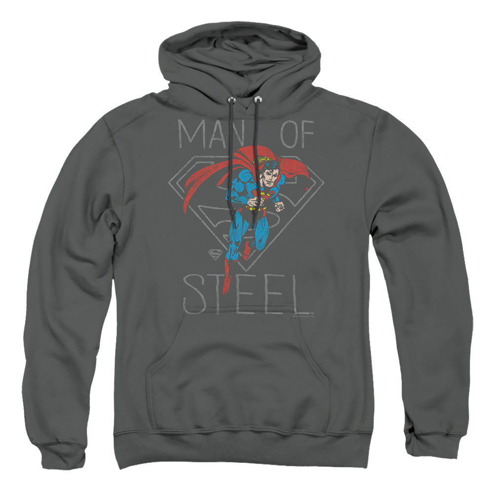 Dc Hardened Heart Mens Hoodie Charcoal Officially Licensed