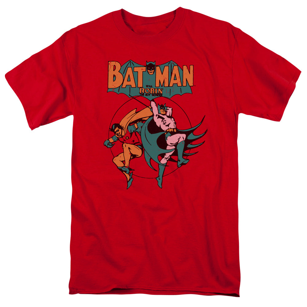 DC Comics Starling Shock Mens T Shirt Red Officially Licensed