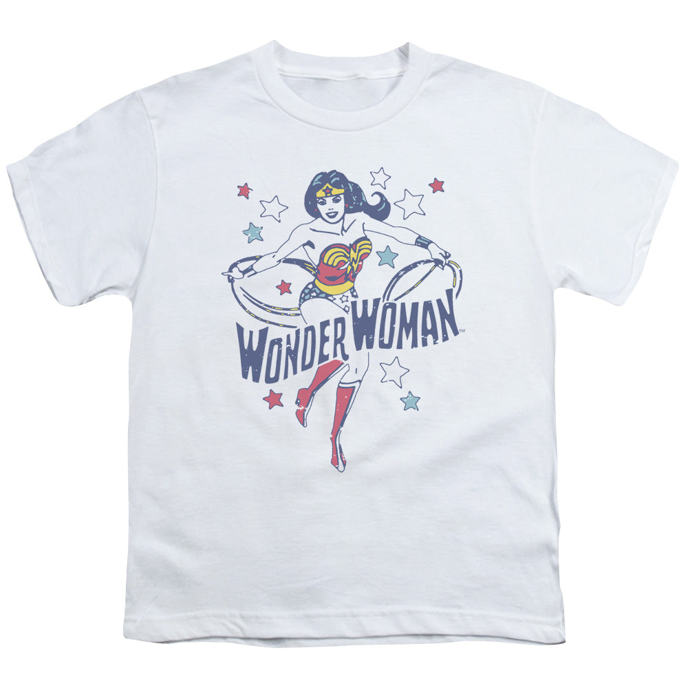 DC Comics Wonder Stars Kids Youth T Shirt White Officially Licensed