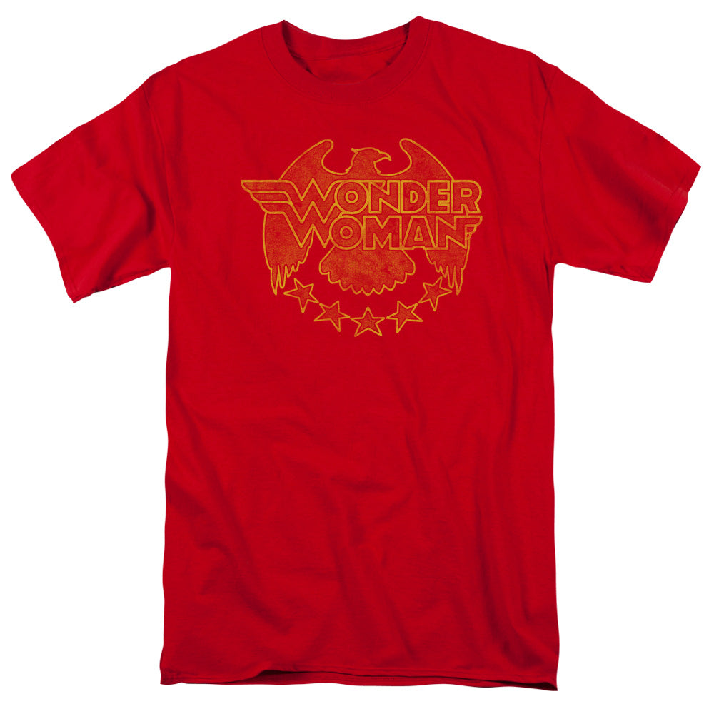 Dc Wonder Eagle Mens T Shirt Red Officially Licensed