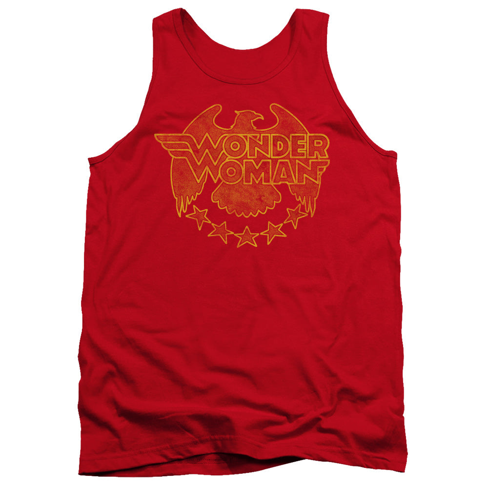 DC Comics Wonder Eagle Mens Tank Top Shirt Red Officially Licensed