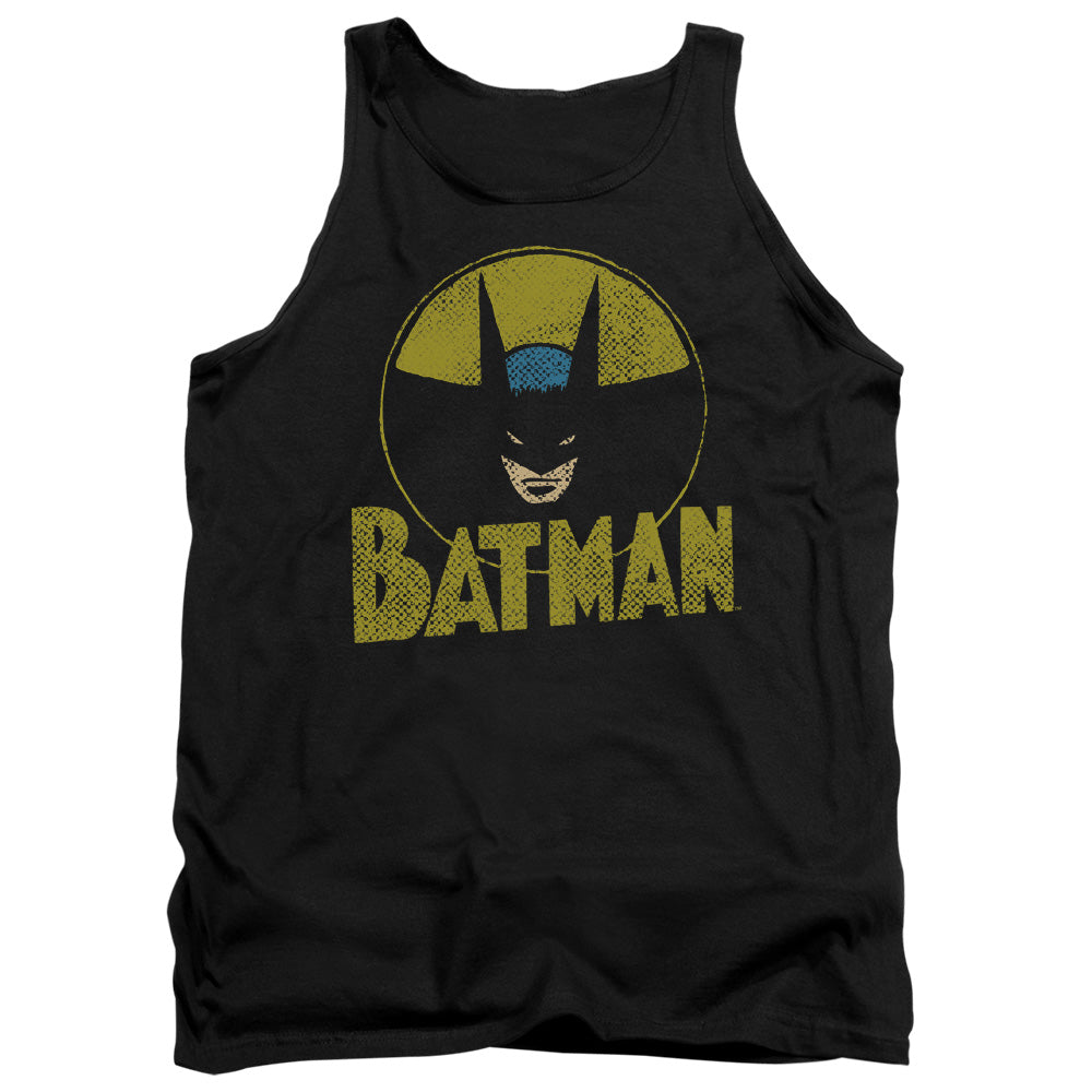 Dc Circle Bat Mens Tank Top Shirt Black Officially Licensed