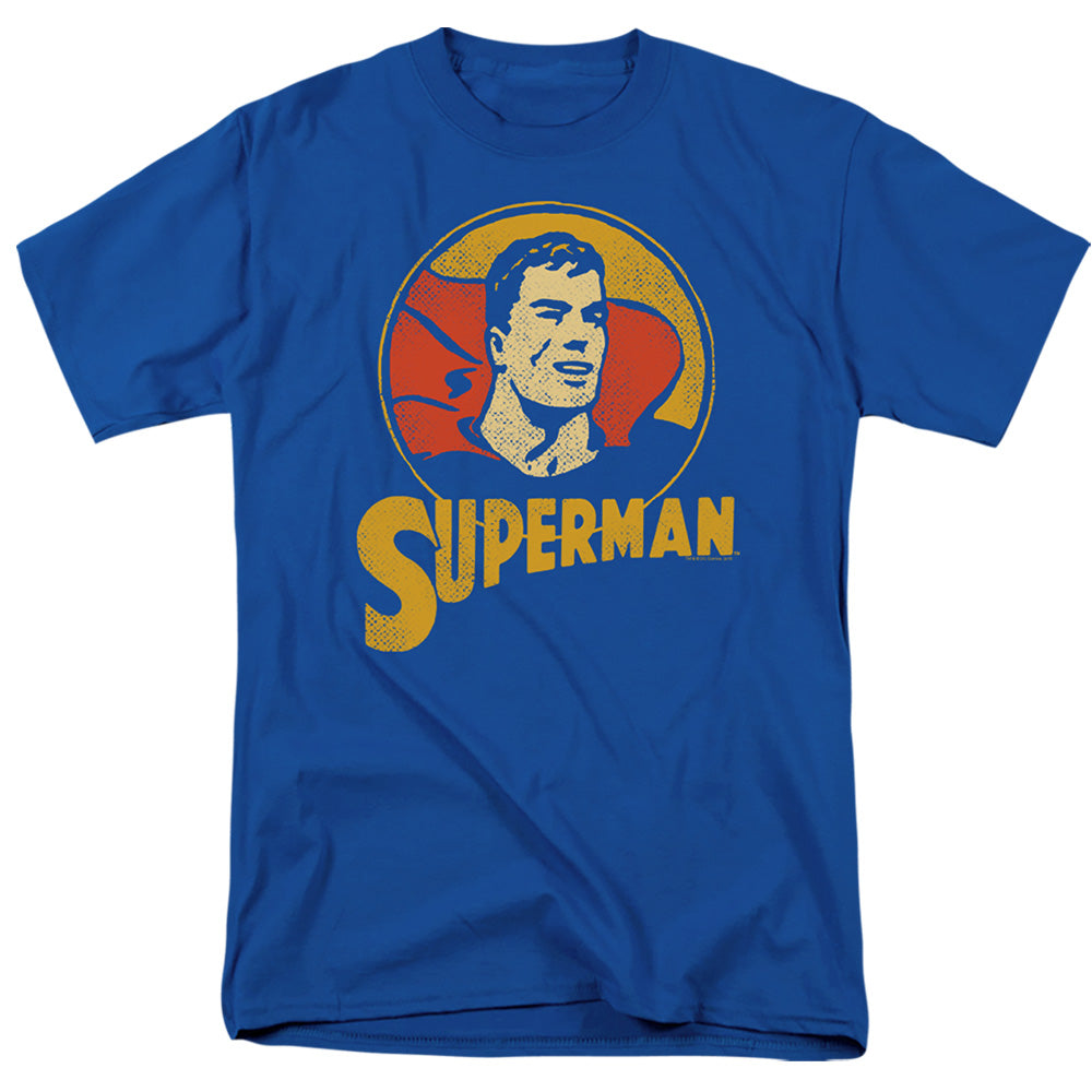 Dc Super Circle Mens T Shirt Royal Officially Licensed