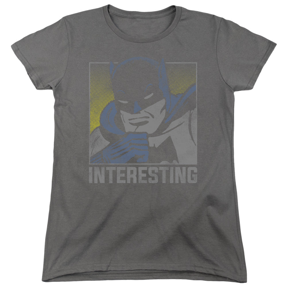 DC Comics Interesting Womens T Shirt Charcoal Officially Licensed