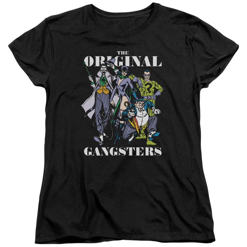 DC Comics Original Gangsters Womens T Shirt Black Officially Licensed