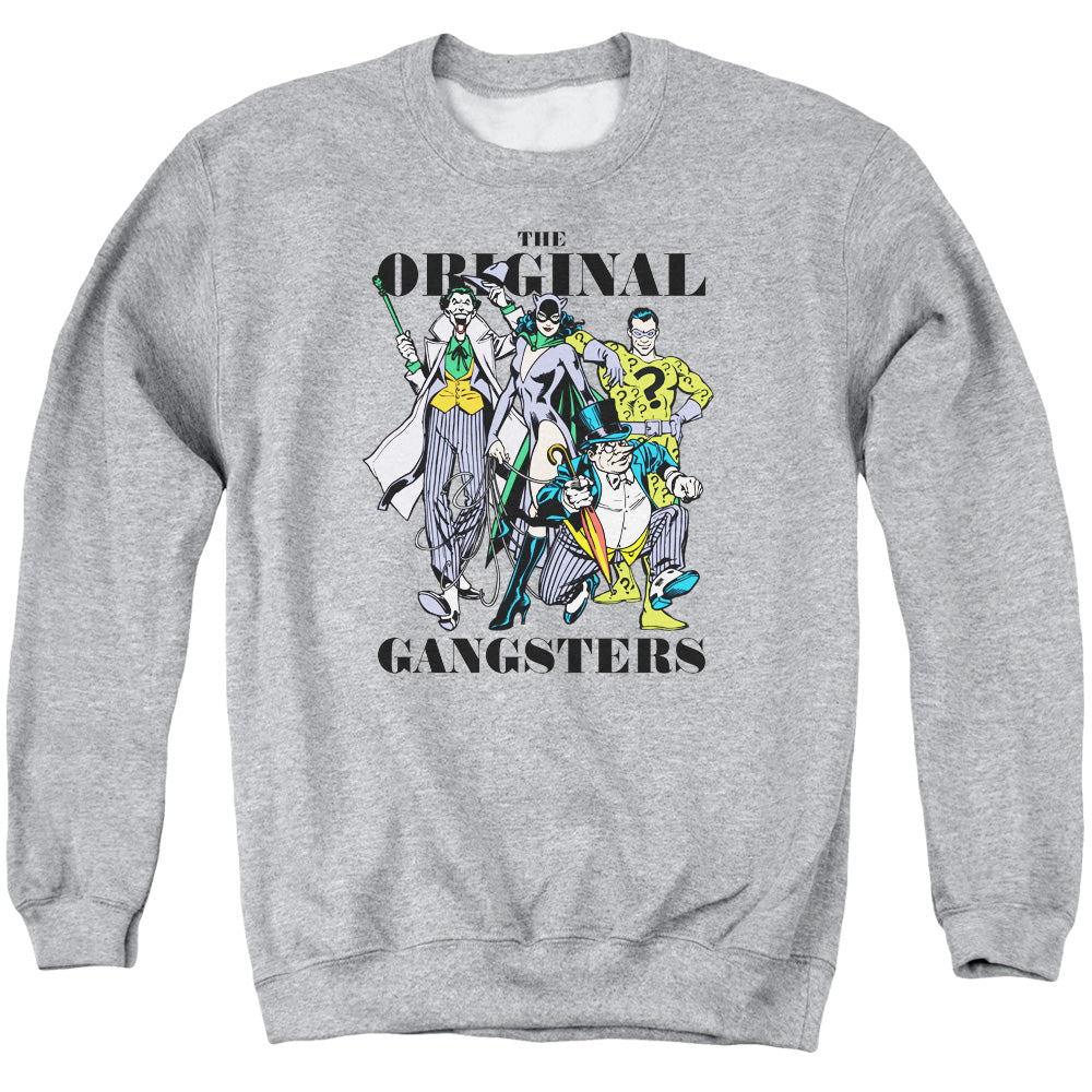 Dc Original Gangsters Mens Crewneck Sweatshirt Athletic Heather