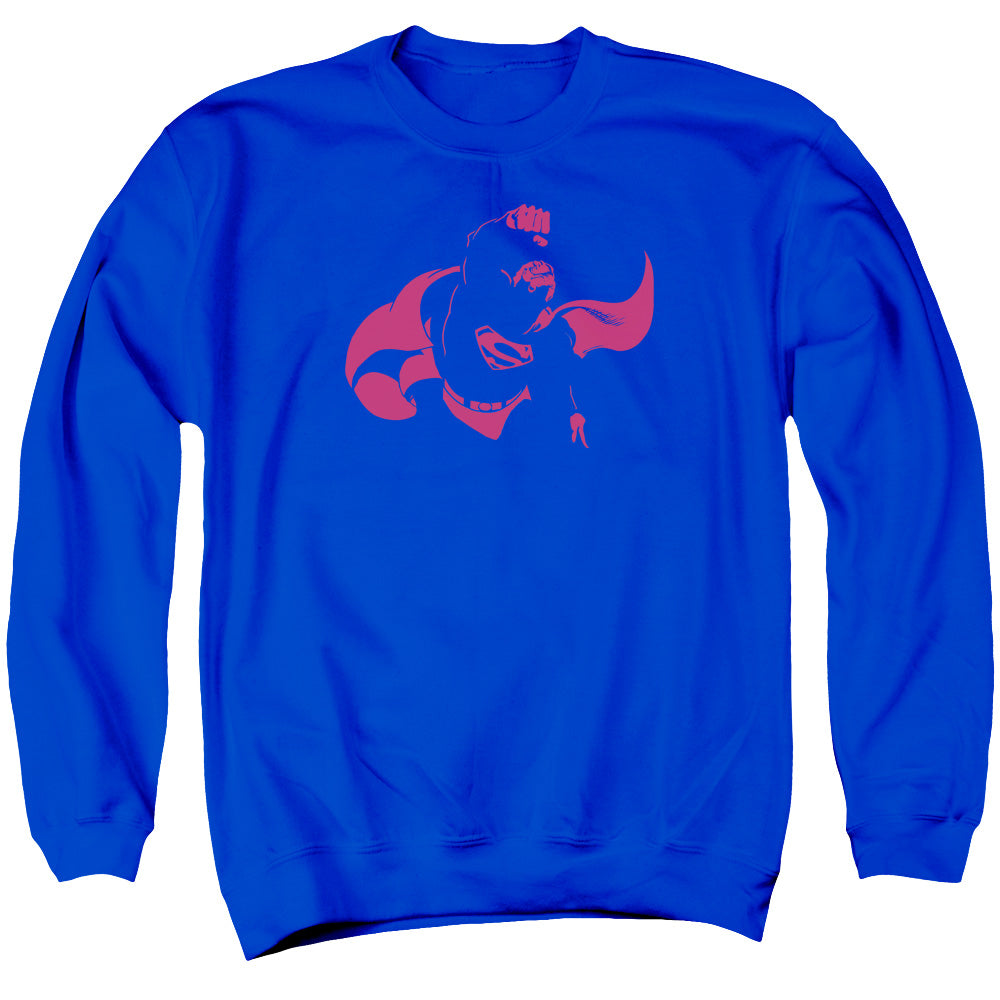 Dc Super Min Mens Crewneck Sweatshirt Royal