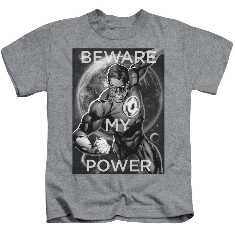 DC Comics Power Juvenile Kids Youth T Shirt Athletic Heather Officially Licensed