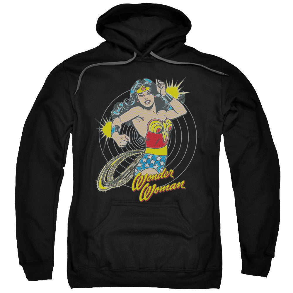 DC Comics Spinning Mens Hoodie Black Officially Licensed