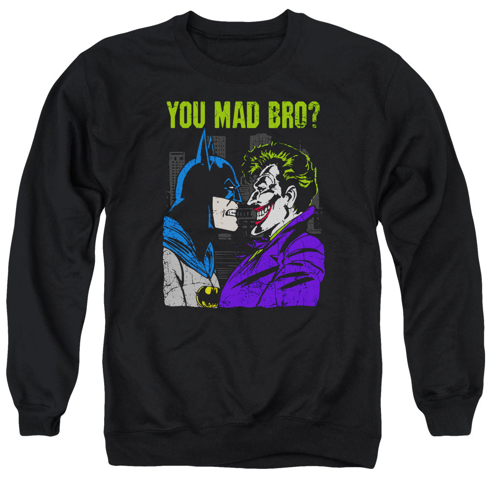Dc Mad Bro Mens Crewneck Sweatshirt Black