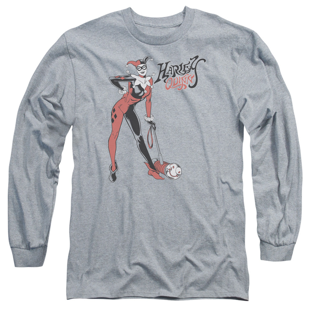 Dc Harley Hammer Mens Long Sleeve Shirt Athletic Heather Officially Licensed