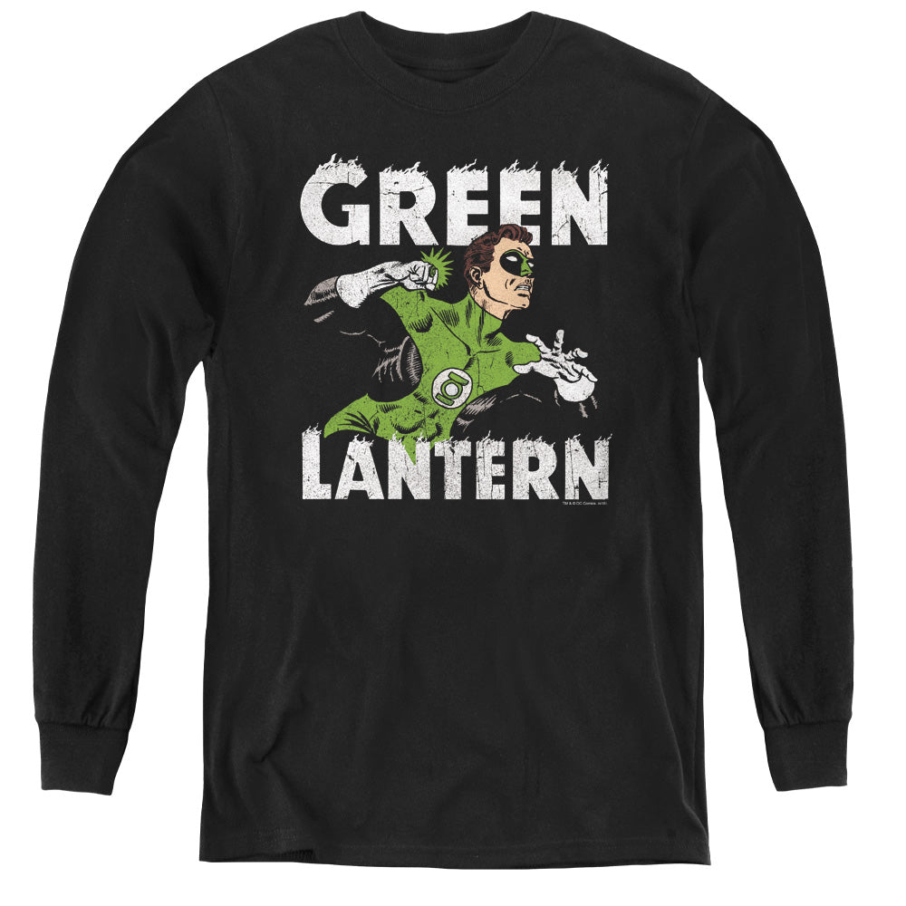 DC Comics Hal Power Long Sleeve Kids Youth T Shirt Black Officially Licensed