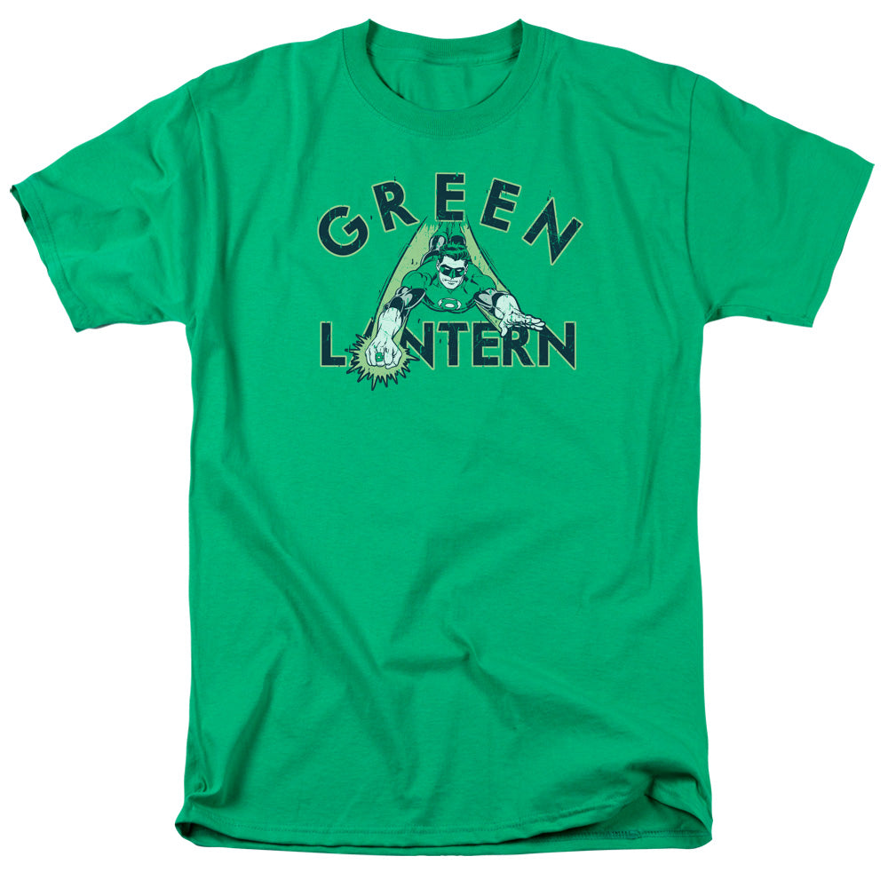 Dc In Flight Mens T Shirt Kelly Green Officially Licensed