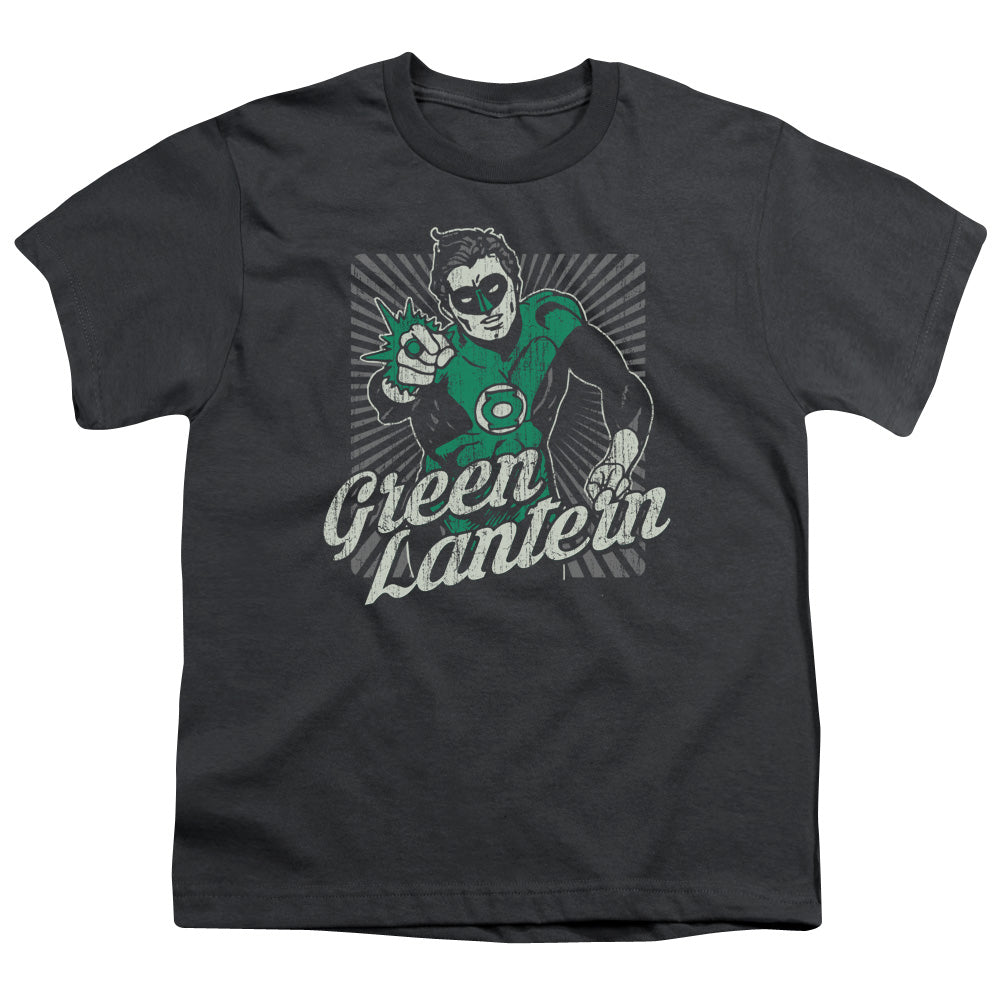 DC Comics Ring Rays Kids Youth T Shirt Charcoal Officially Licensed