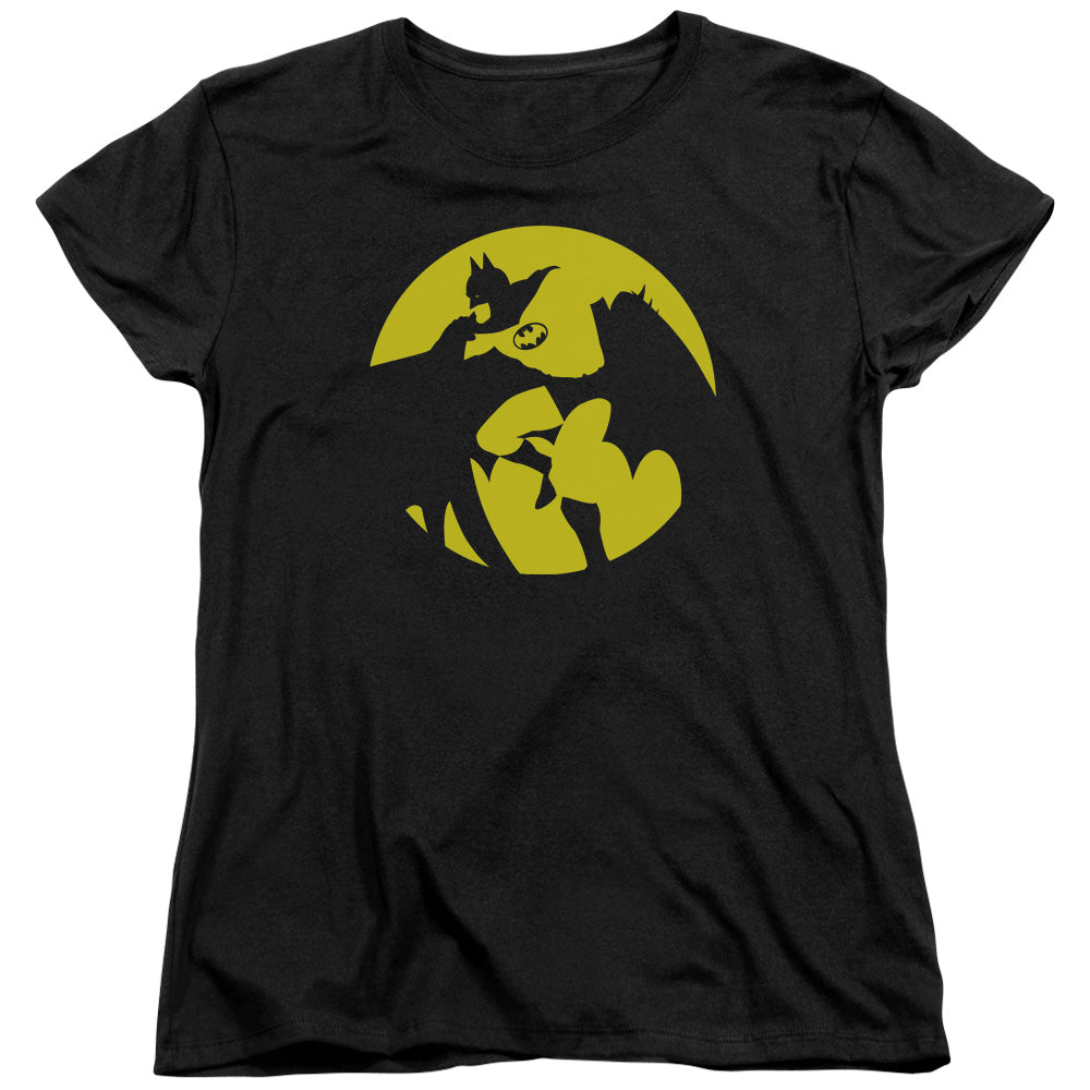 DC Comics Batman Spotlight Womens T Shirt Black Officially Licensed
