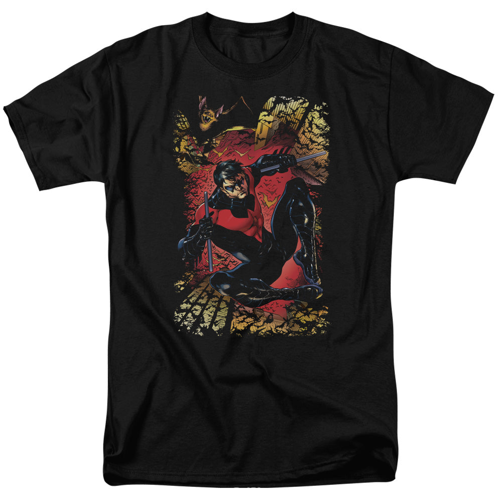 Justice League Of America Nightwing #1 Mens T Shirt Black Officially Licensed