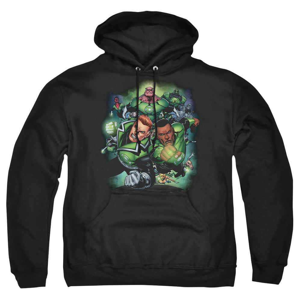 Green Lantern Corps #1 Mens Hoodie Black Officially Licensed