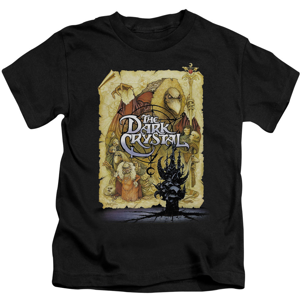 Dark Crystal Poster Juvenile Kids Youth T Shirt Black (5 6) Officially Licensed