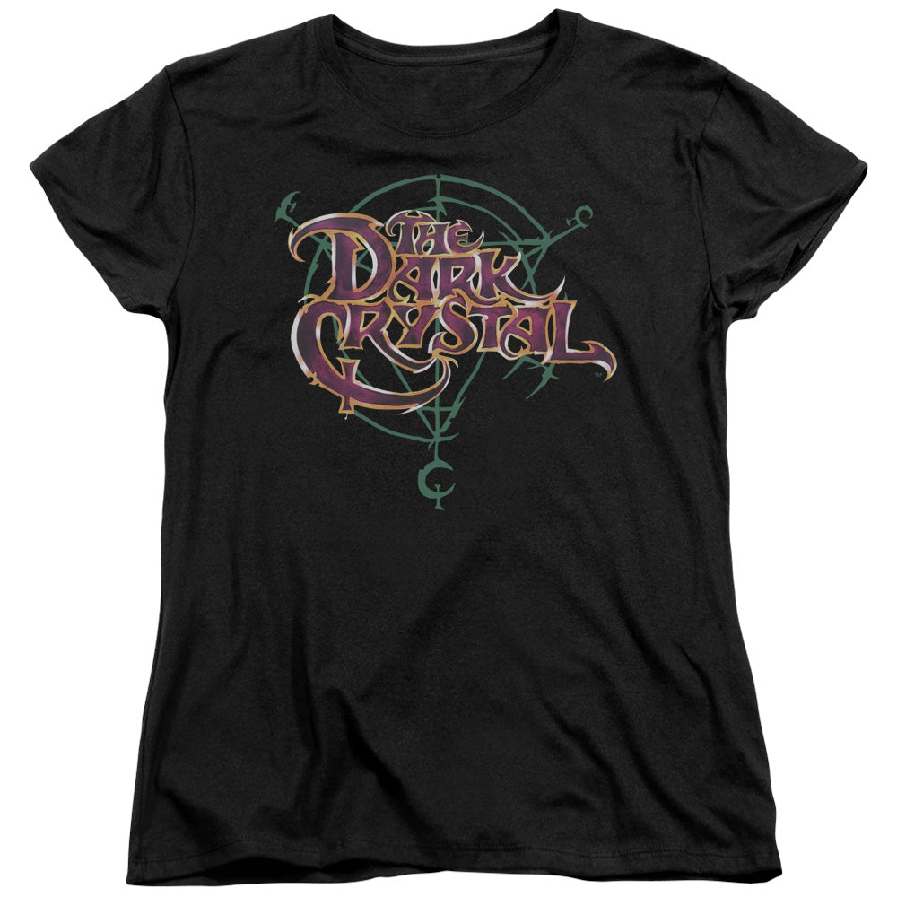The Dark Crystal Symbol Logo Womens T Shirt Black Officially Licensed