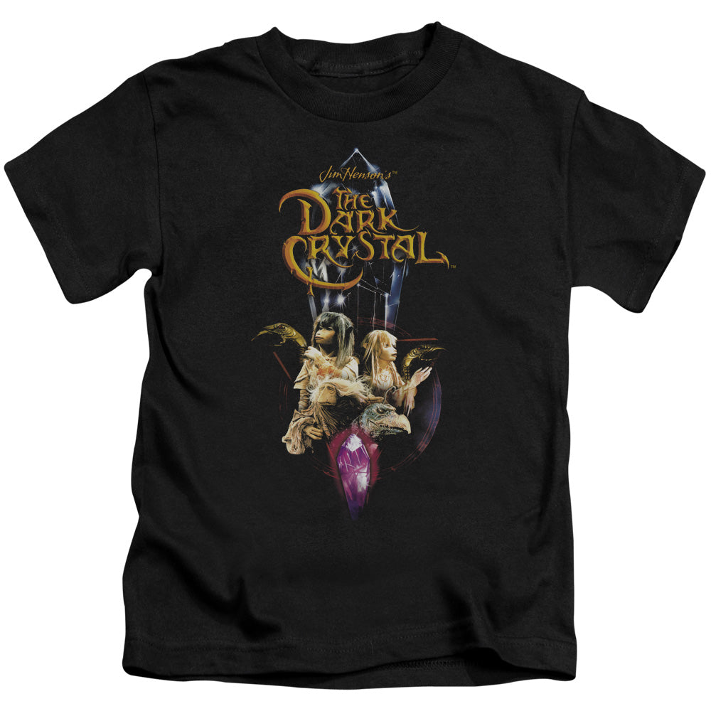 The Dark Crystal Crystal Quest Juvenile Kids Youth T Shirt Black Officially Licensed